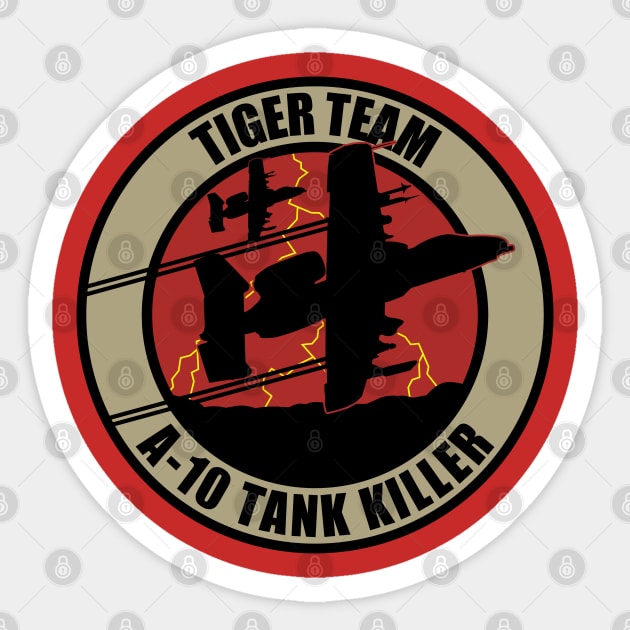 A-10 Tank Killer Sticker by TCP